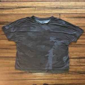 The North Face Camo Crop Top T Shirt